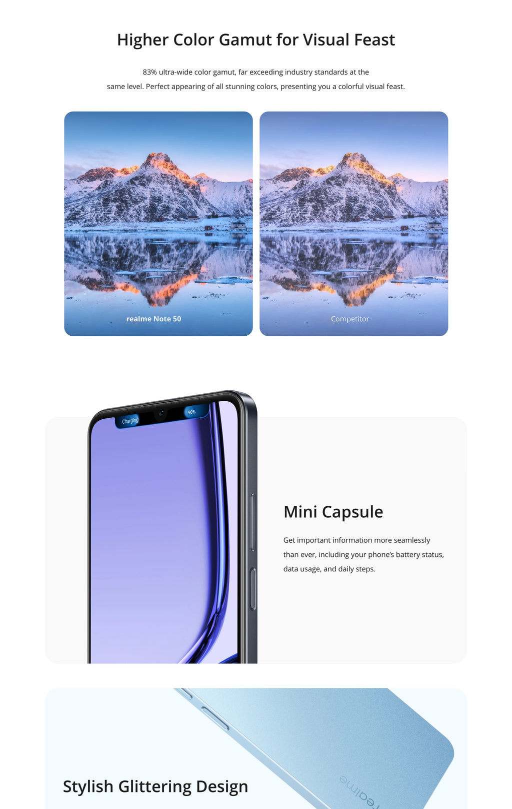 Realme Note 50 4G Mobile Phone 3+64GB