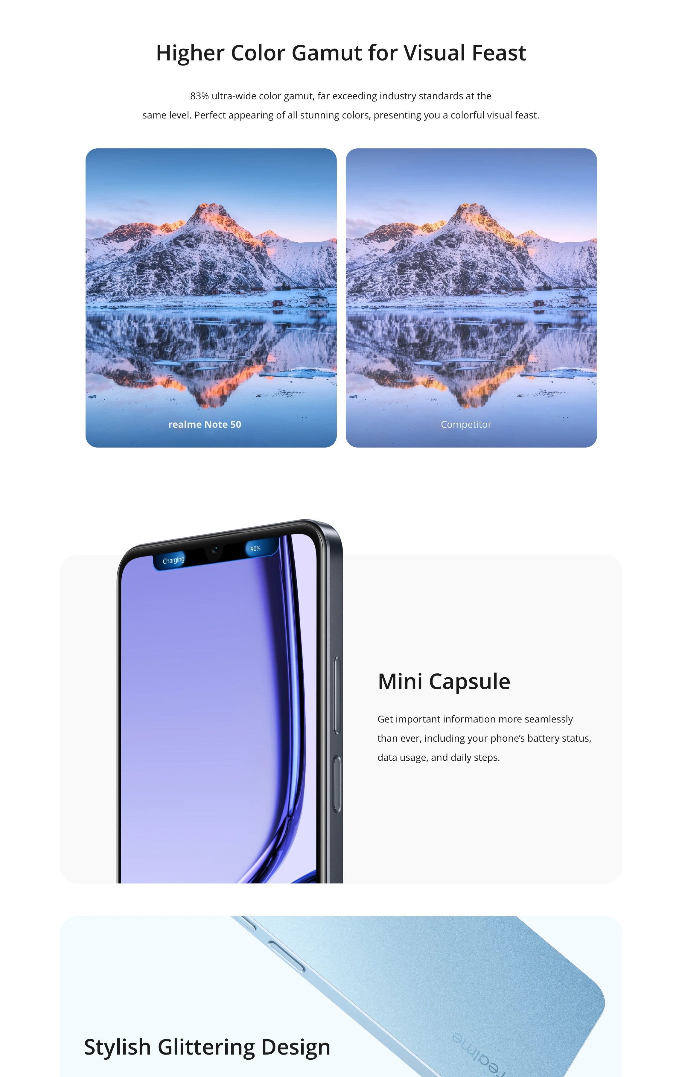 Realme Note 50 4G Mobile Phone 3+64GB