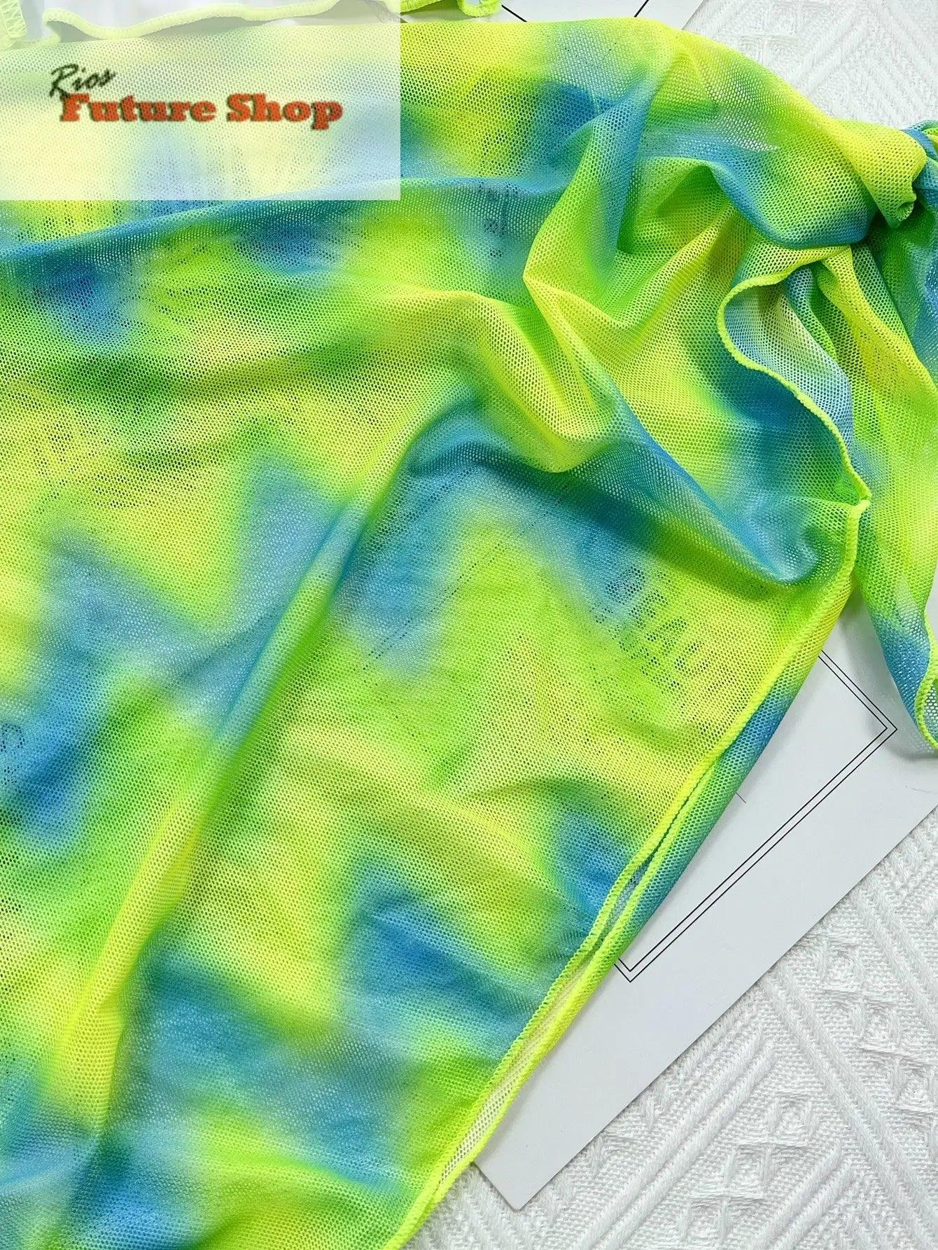 Bikini Tie Dyed Outer Single Swimsuit - Rios Future Shop