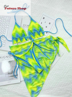 Bikini Tie Dyed Outer Single Swimsuit - Rios Future Shop