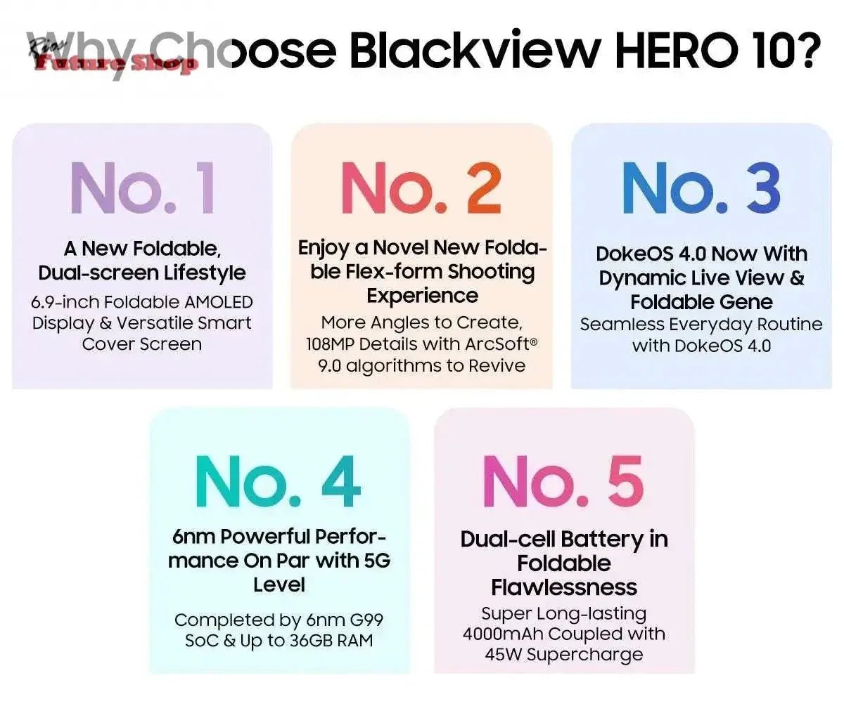 Blackview HERO 10 Smartphone 6.9 inch - Rios Future Shop