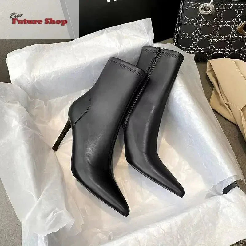 Botas Martin de salto agulha com salto agulha - Rios Future Shop