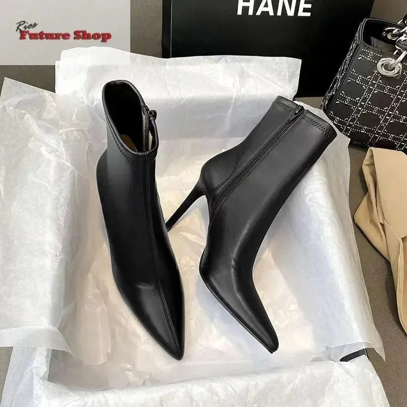 Botas Martin de salto agulha com salto agulha - Rios Future Shop