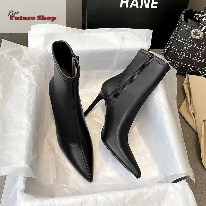 Botas Martin de salto agulha com salto agulha - Rios Future Shop