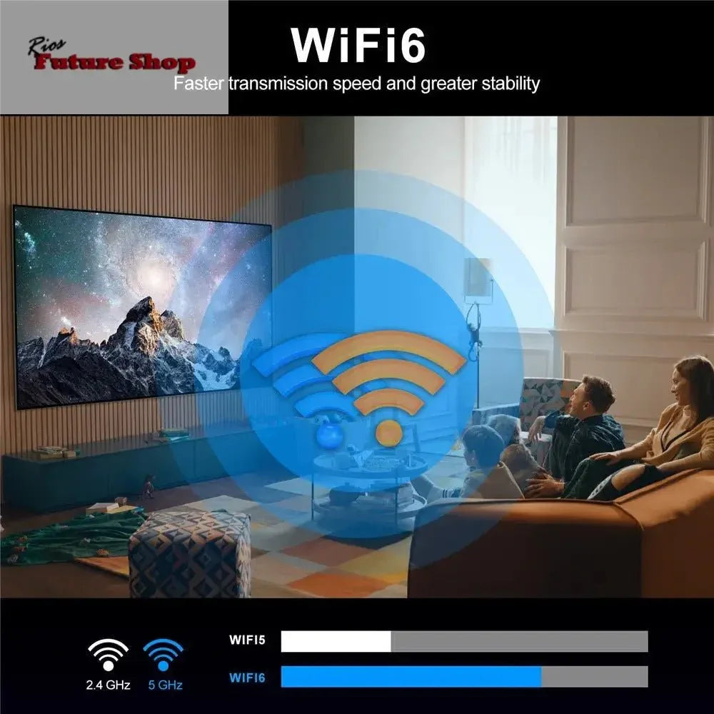 BOX TV WiFi6 Bluetooth 8K X88 PRO 13 - Rios Future Shop