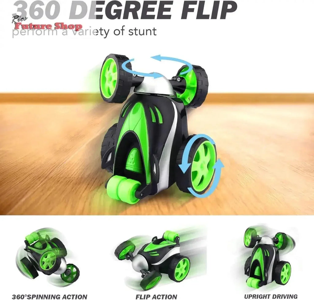 Carro Teledirigido Acrobático Stunt RC para crianças | Rotación 360° y Alta Velocidad - Rios Future Shop