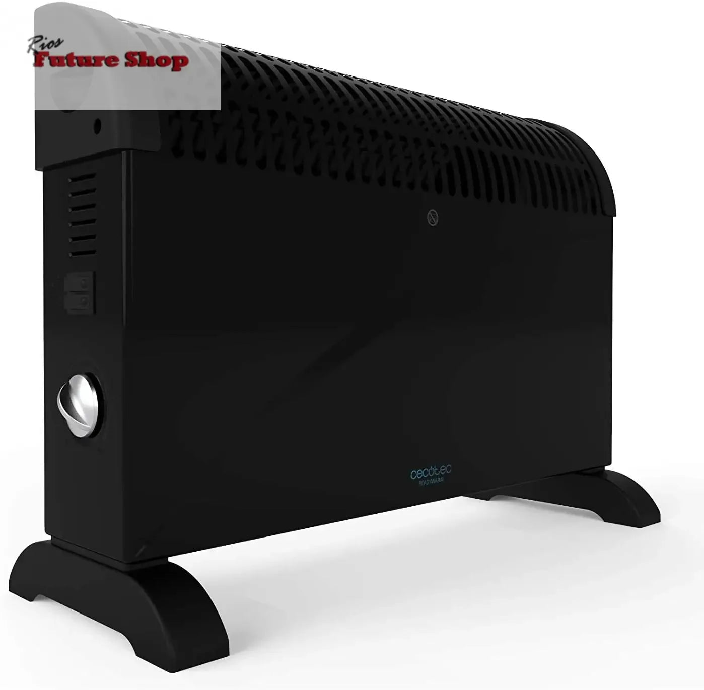 Cecotec Radiador Eléctrico Bajo Consumo Ready Warm 6500 Turbo Convection. 2000 W, Termostato Regulable, 4 Modos, Soporte de pie, Protección sobrecalentamiento, 20 m2 - Rios Future Shop