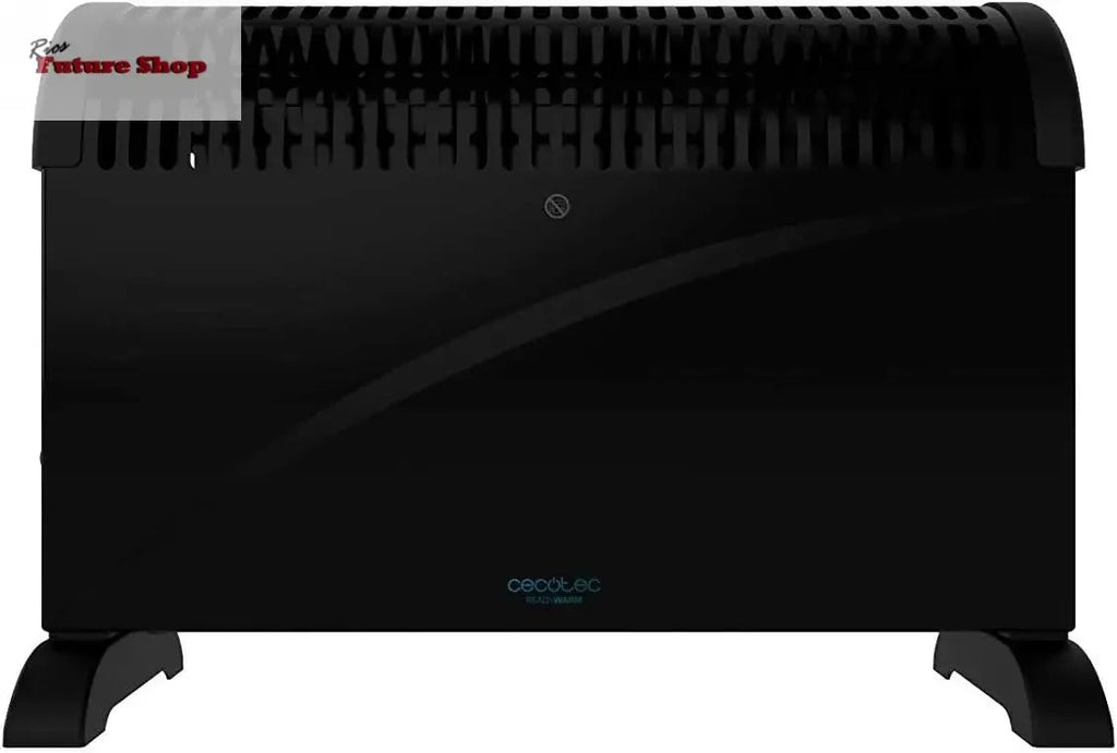 Cecotec Radiador Eléctrico Bajo Consumo Ready Warm 6500 Turbo Convection. 2000 W, Termostato Regulable, 4 Modos, Soporte de pie, Protección sobrecalentamiento, 20 m2 - Rios Future Shop