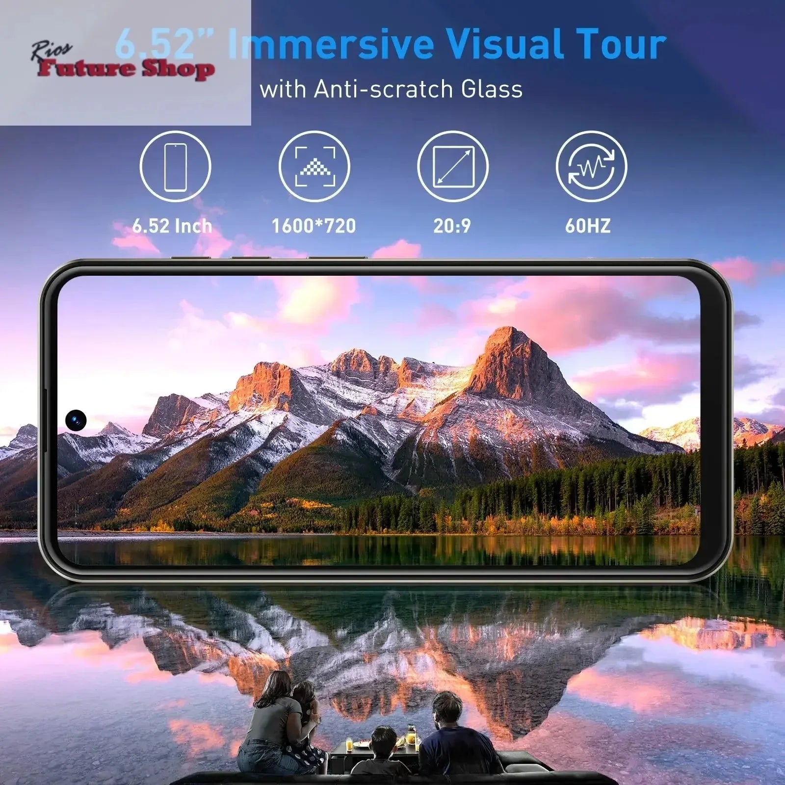 Cell phone,6.5 inch,3GB RAM,64GB ROM - Rios Future Shop