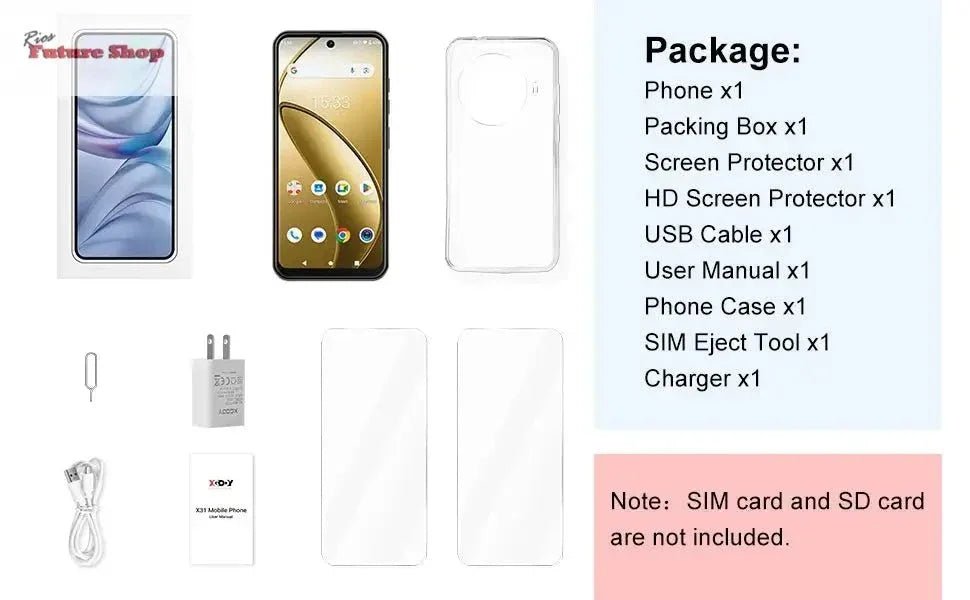 Cell phone,6.5 inch,3GB RAM,64GB ROM - Rios Future Shop