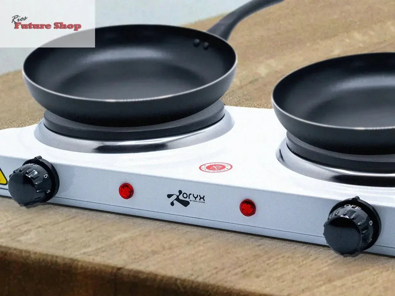Cocina Eléctrica Portátil Doble - Rios Future Shop