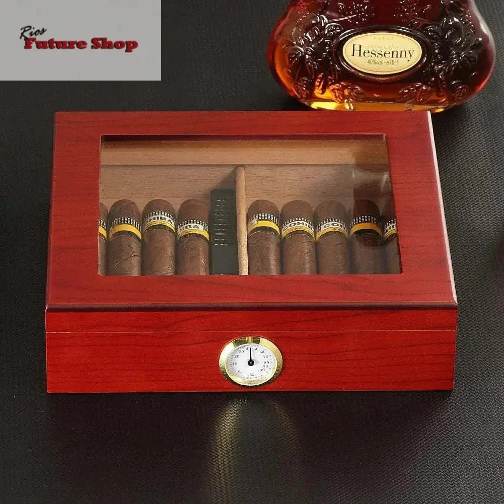 Cohiba Cedar Wood Travel Humidor - Rios Future Shop