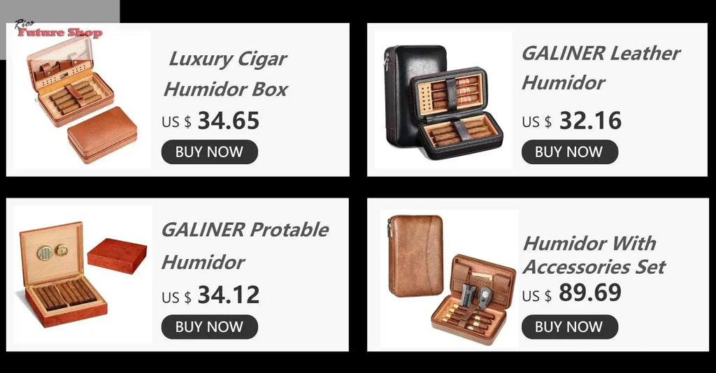 Cohiba Cedar Wood Travel Humidor - Rios Future Shop