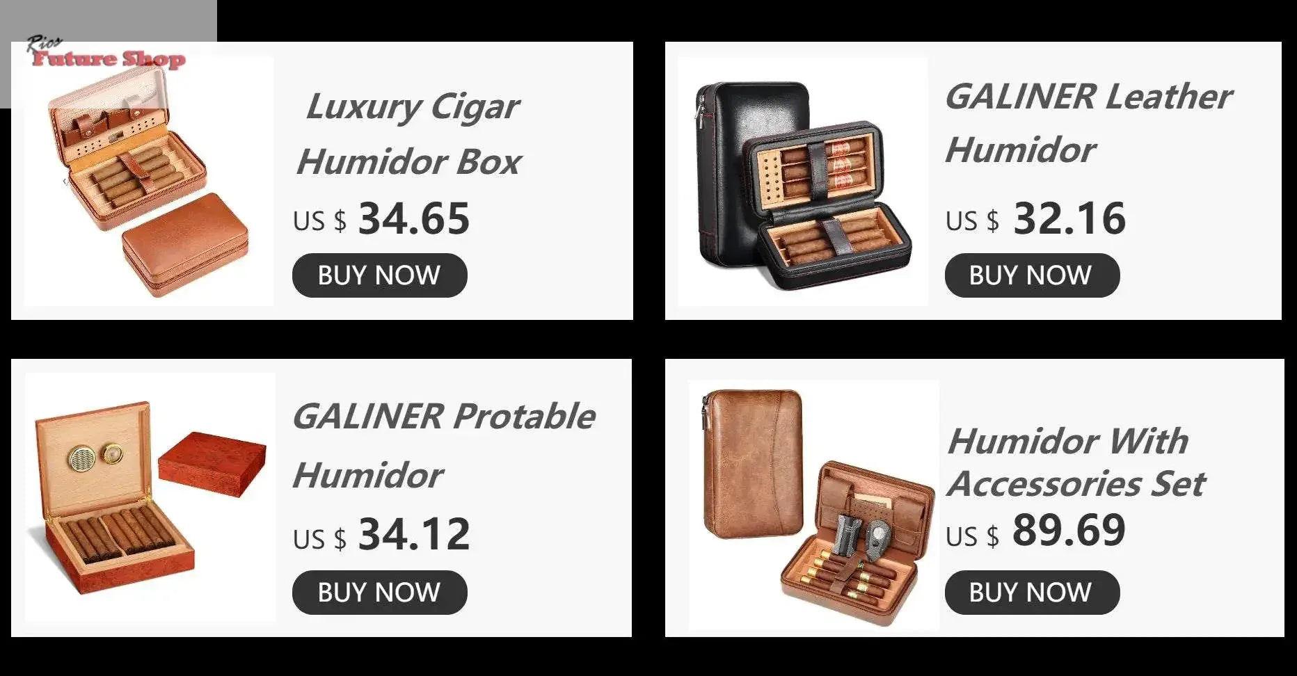 Cohiba Cedar Wood Travel Humidor - Rios Future Shop