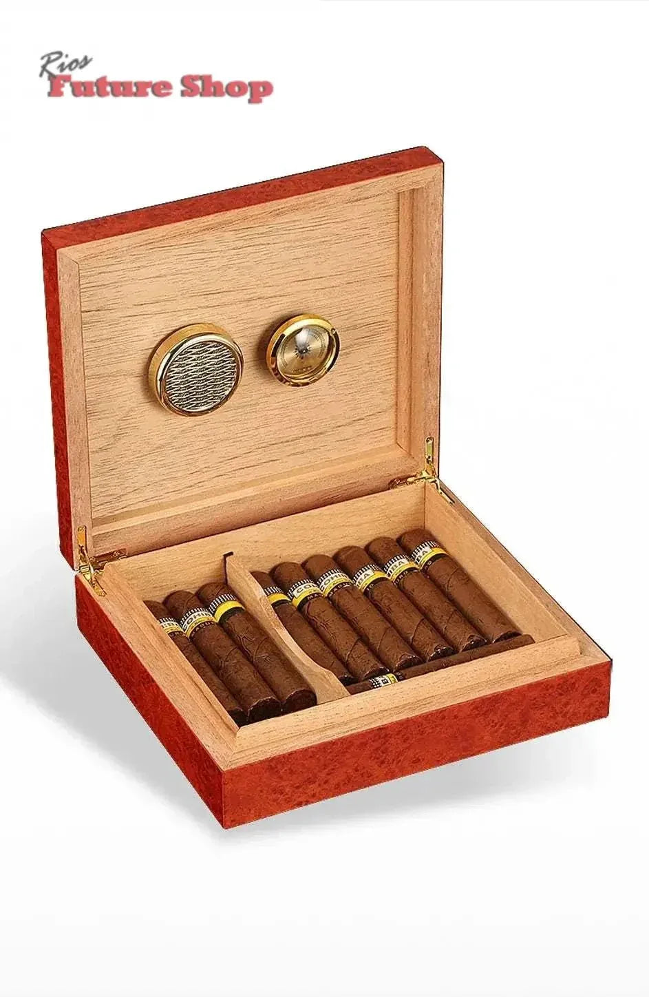 Cohiba Cedar Wood Travel Humidor - Rios Future Shop