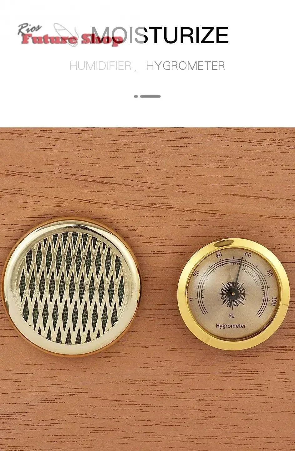 Cohiba Cedar Wood Travel Humidor - Rios Future Shop