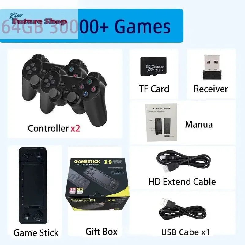 Consola de jogos X9 HD Home - Rios Future Shop