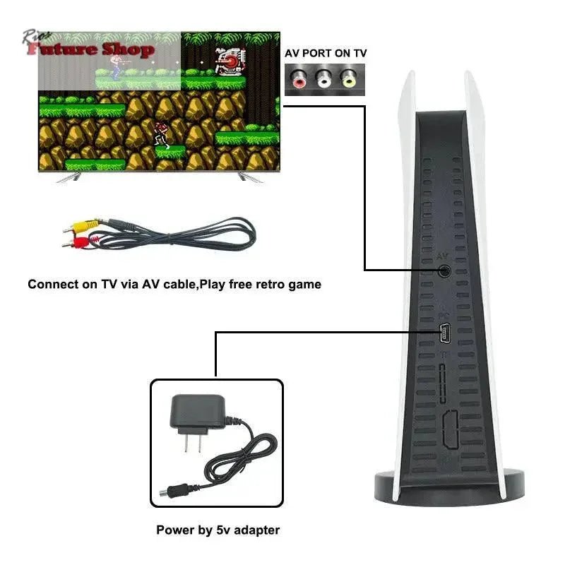 Consola Nostálgica Retro P5 Mini TV GS5 Wired Family Game 620 jogos - Rios Future Shop