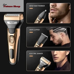 Cortapelo recargable 3 en 1 - Rios Future Shop