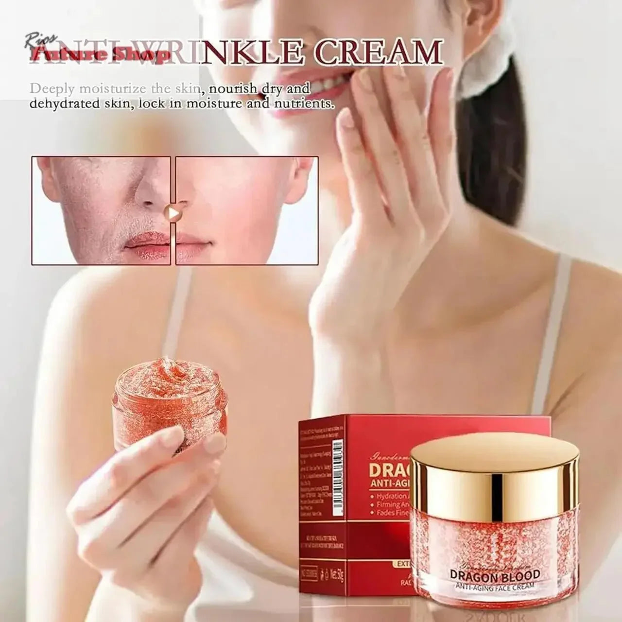 Crema de Cara Antiedad Sangre de Dragon 50g - Rios Future Shop