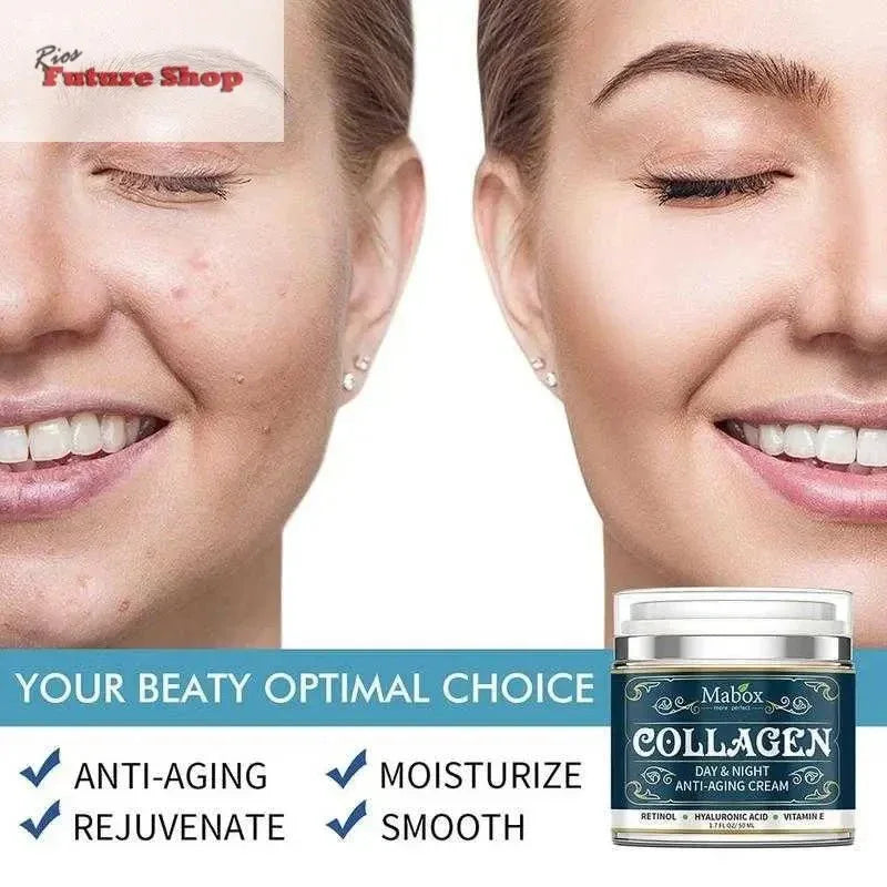 Creme facial hidratante de colagénio - Rios Future Shop