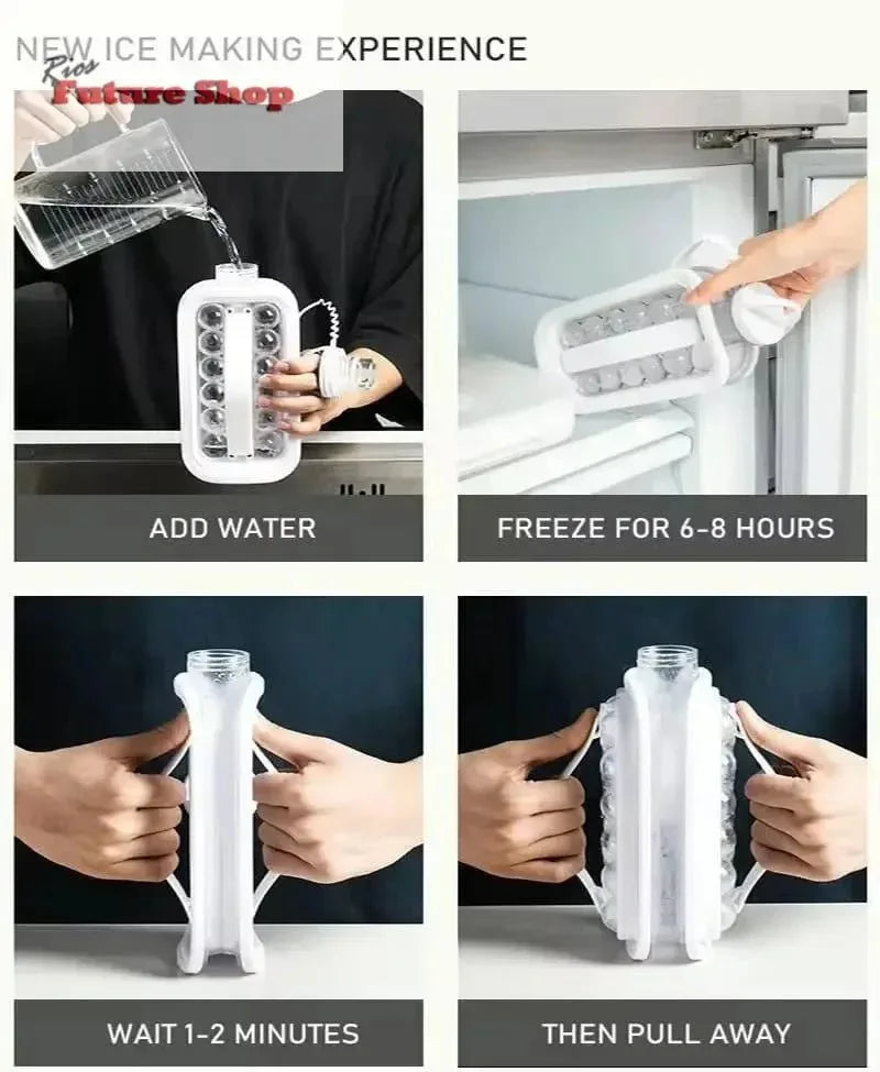 Cubitera de hielo en forma de botella - Rios Future Shop