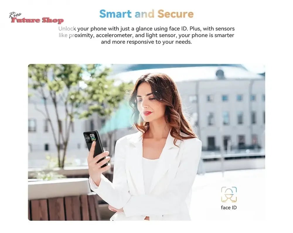 Cubot A20 4G Smart Phone Android 14 12GB(4GB+8GB Extend)+128GB 90Hz 6.745" HD+Display Face ID 5100mAh Cellphone - Rios Future Shop