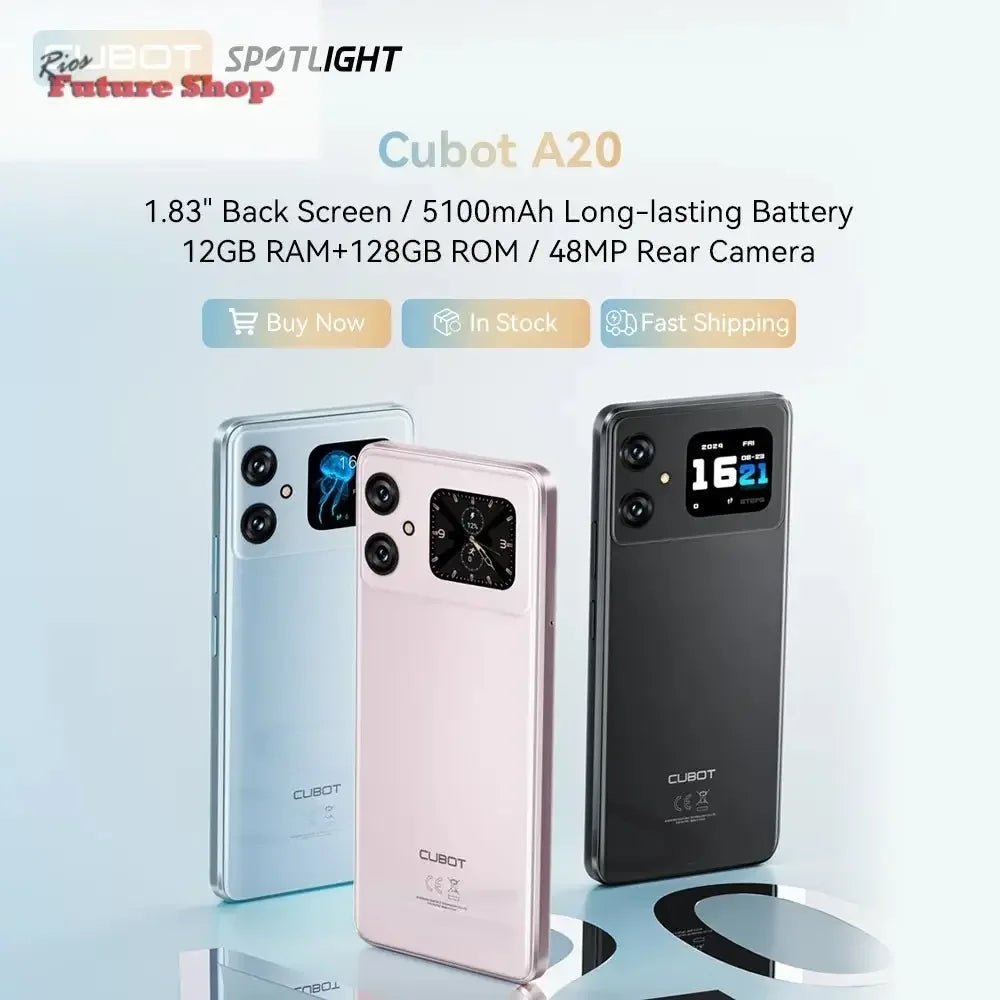 Cubot A20 4G Smart Phone Android 14 - Rios Future Shop