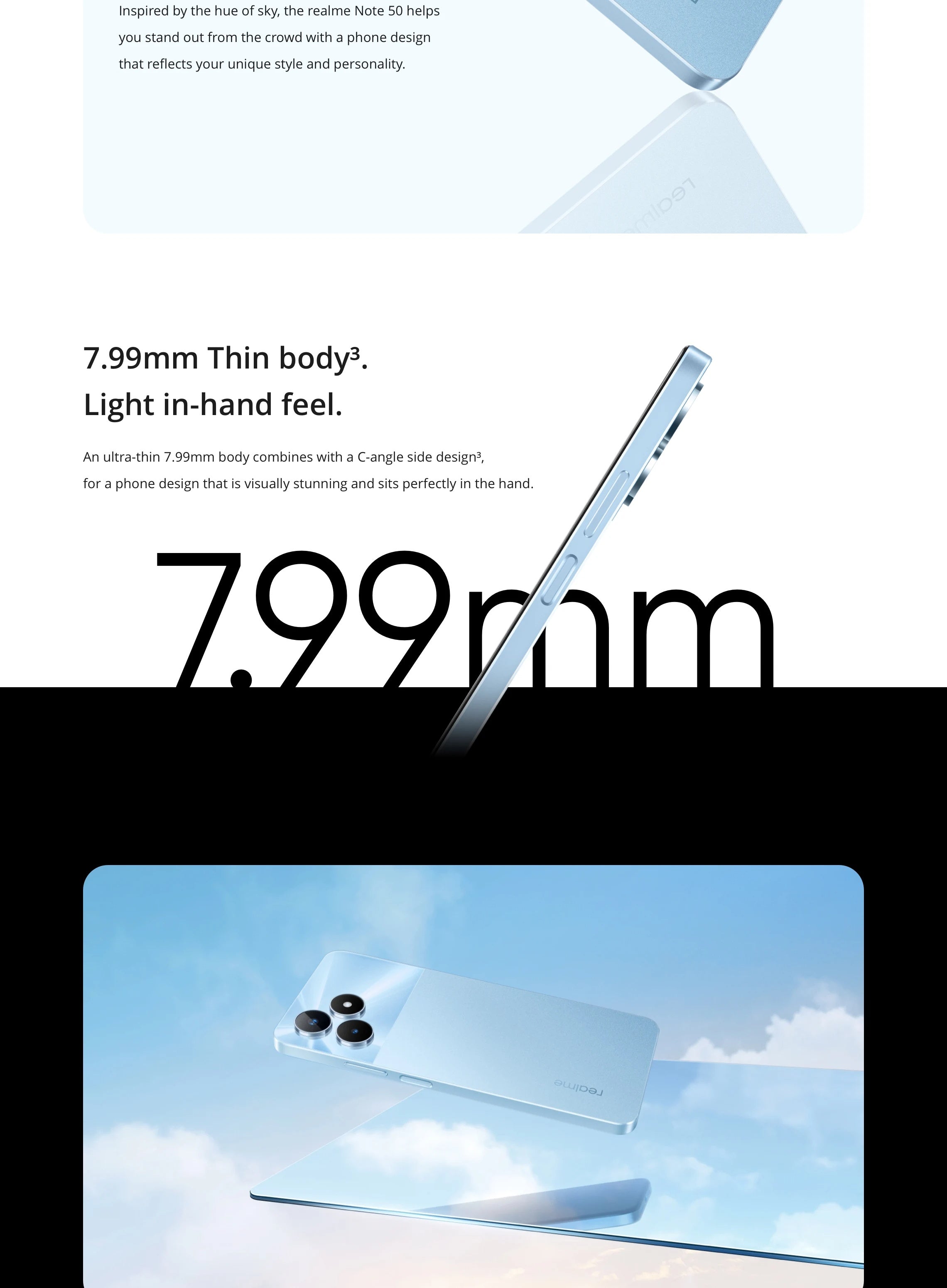 Realme Note 50 4G Mobile Phone 3+64GB