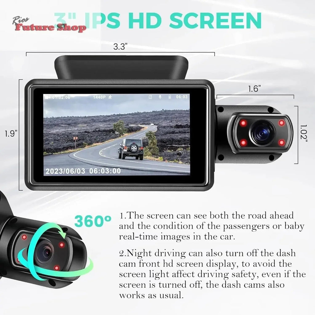 Dash Cam Video Recorder1080P DVR - Rios Future Shop