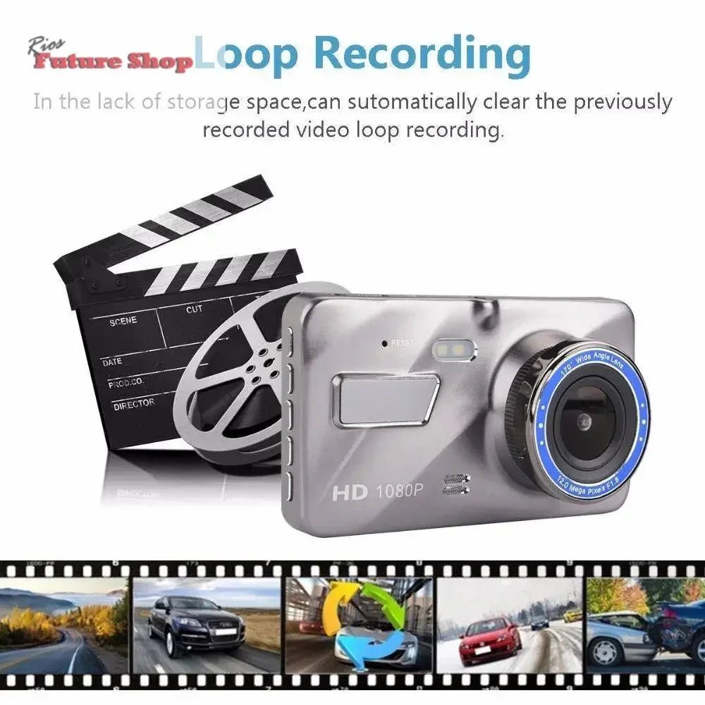 Dash Dual Cam Car DVR Camera Full HD 1080P - Rios Future Shop