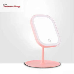 Desktop Mirror Dressing Mirror With Light Bulb Fill Light Beauty Makeup - Rios Future Shop