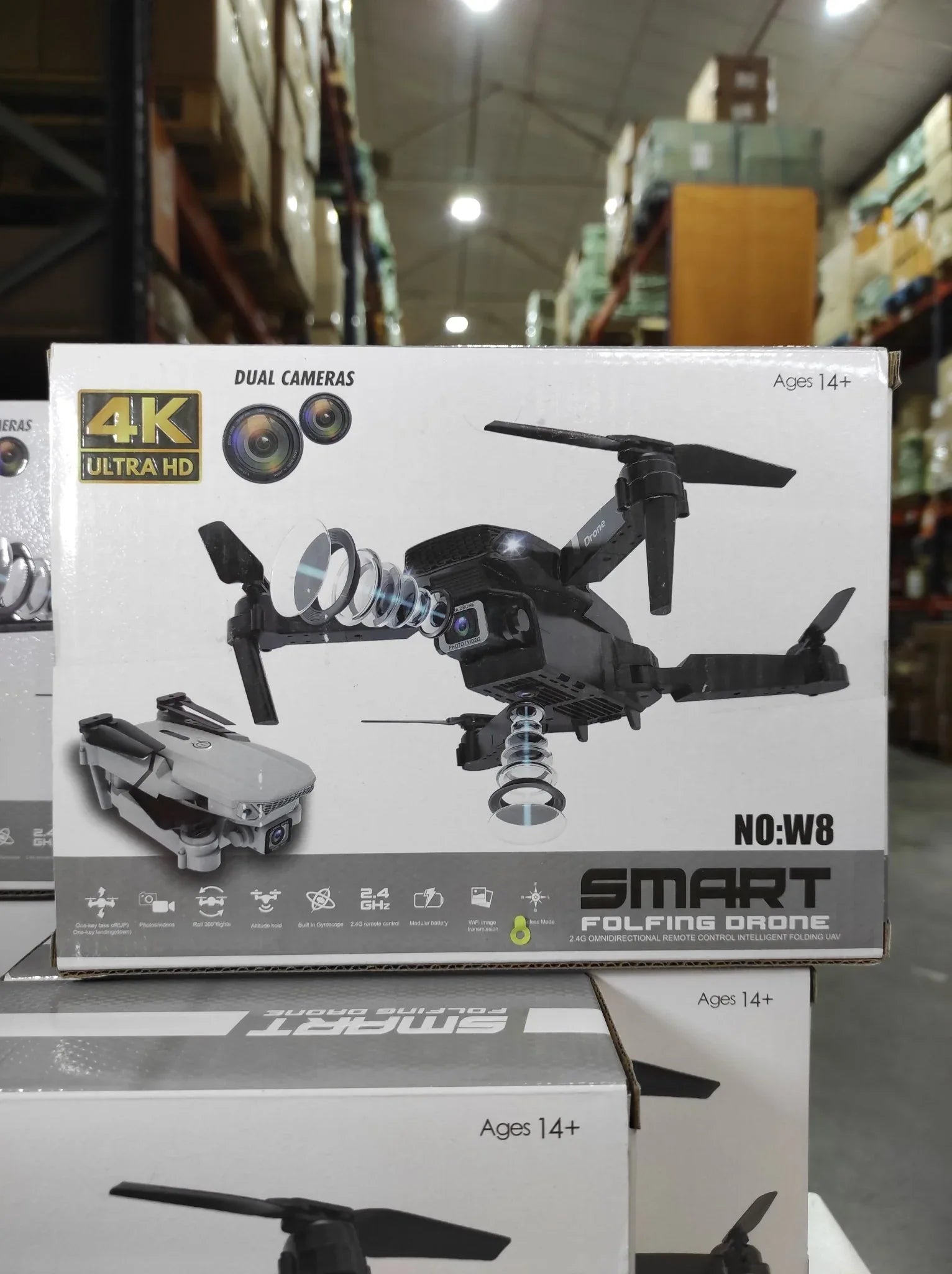 Drone 4K Cam + Pack Case - Rios Future Shop