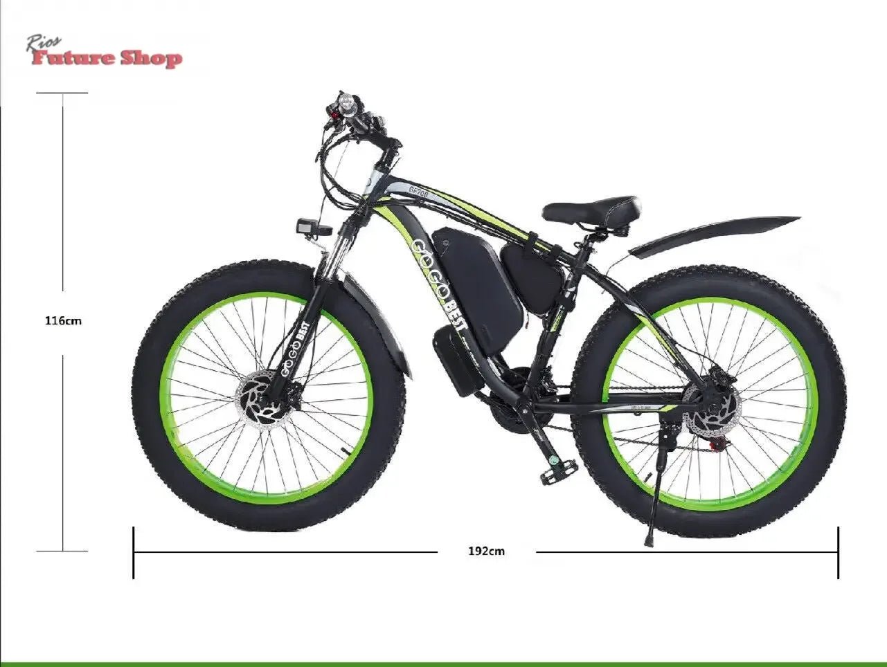 Electric Bicycle E-bike Dual-motor - Rios Future Shop