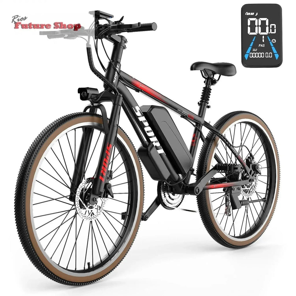 Electric Bike For Adults, 500W Motor,le Battery, 26in Tires E Bikes For Adults - Rios Future Shop