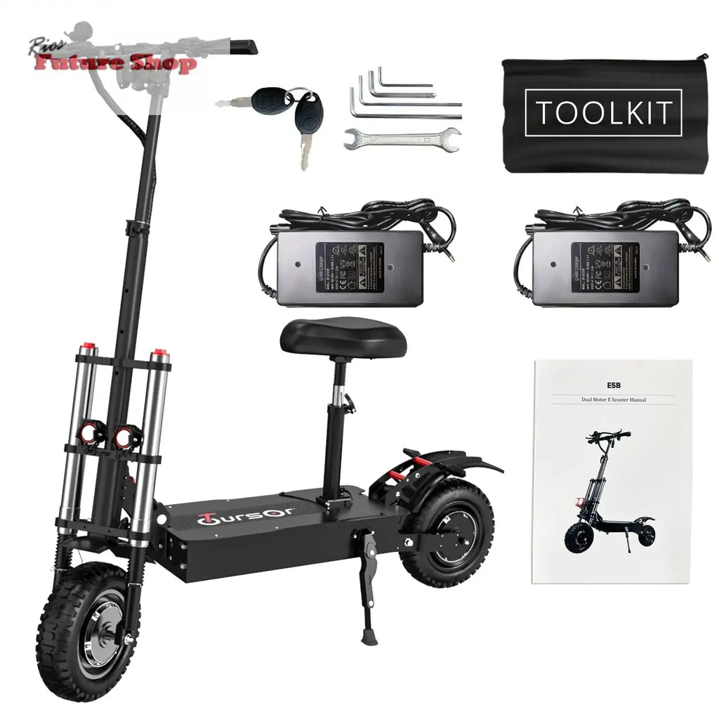 Electric Scooter With Seat, 6000W - Rios Future Shop