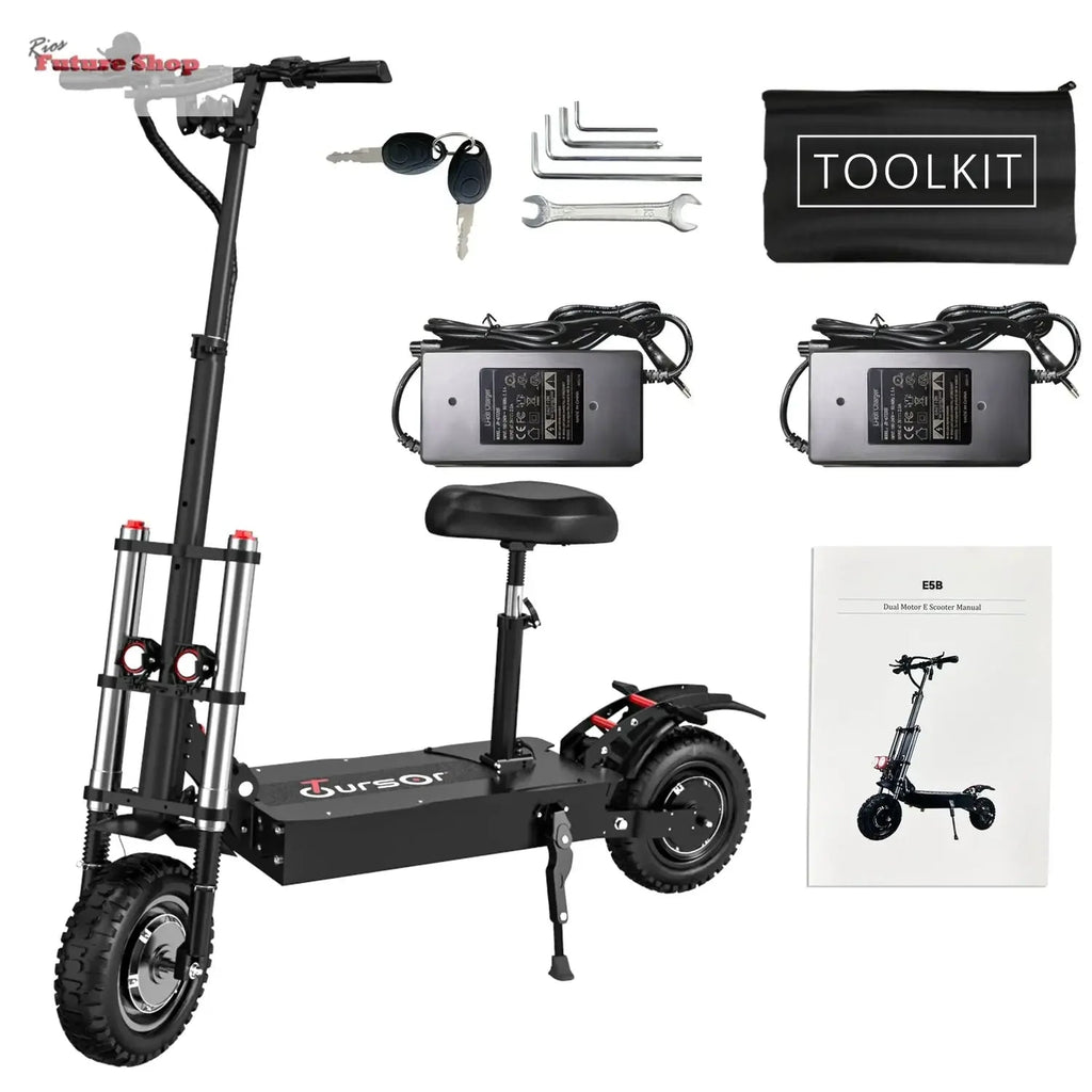 Electric Scooter With Seat, 6000W - Rios Future Shop