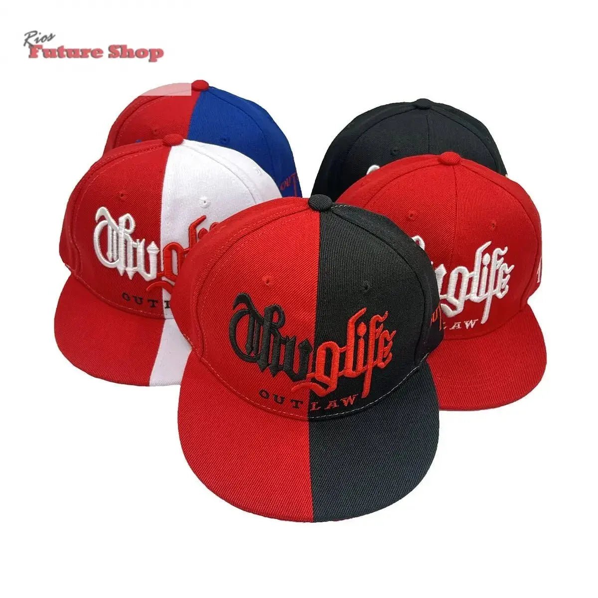 Embroidered Letters Two Colors Street Hip Hop Hat Outdoor (USA) - Rios Future Shop