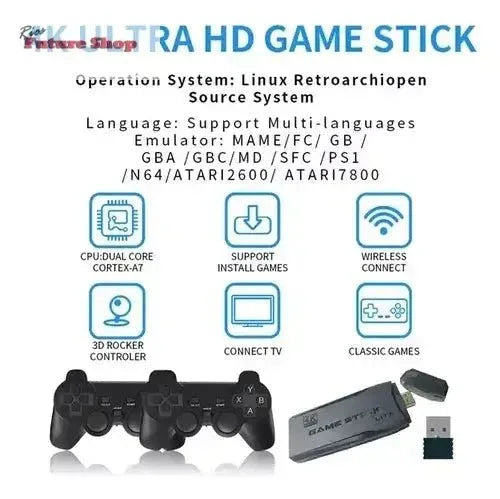 Game Stick 4K – Retro Gaming en Alta Definición - Rios Future Shop