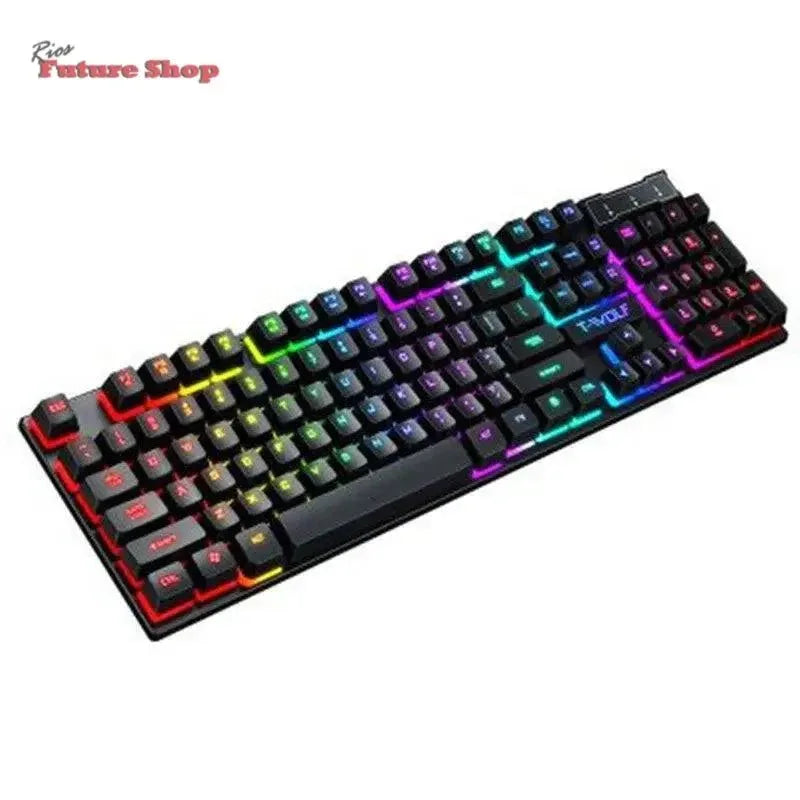 Gaming Usb Luminous Wired Keyboard Floating Manipulator - Rios Future Shop