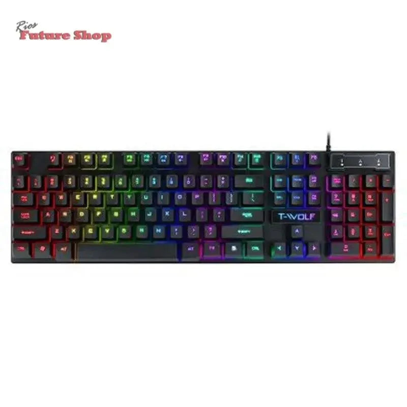 Gaming Usb Luminous Wired Keyboard Floating Manipulator - Rios Future Shop
