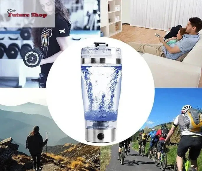 Garrafa de shake Leite Café Liquidificador Proteinas - Rios Future Shop