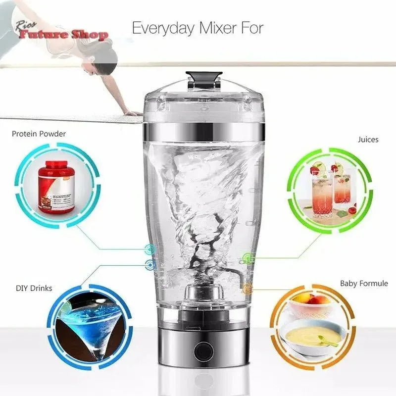 Garrafa de shake Leite Café Liquidificador Proteinas - Rios Future Shop
