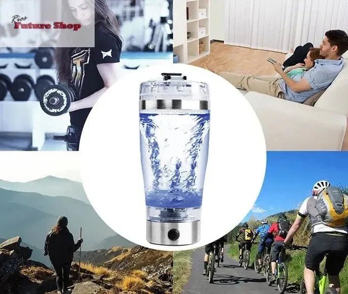 Garrafa de shake Leite Café Liquidificador Proteinas - Rios Future Shop