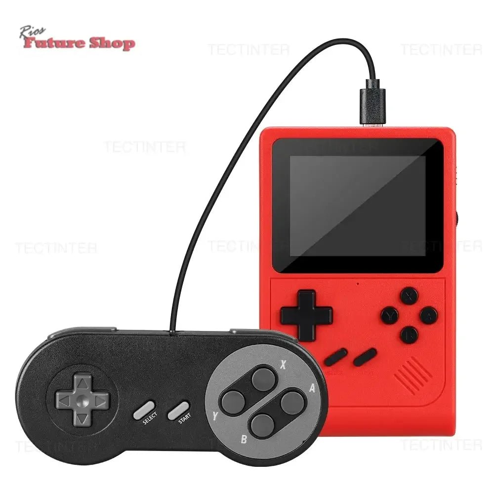 GB300 Portable Handheld Game Player 3.0 inch Screen TV Video Game Console AV Output Retro Game Console Built-in 8G 6000+ Games - Rios Future Shop