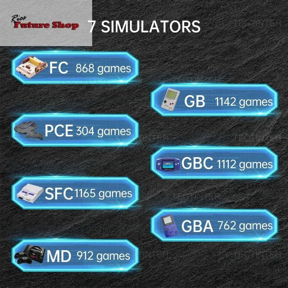 GB300Video Game de jogos Retro portátil portátil - Rios Future Shop