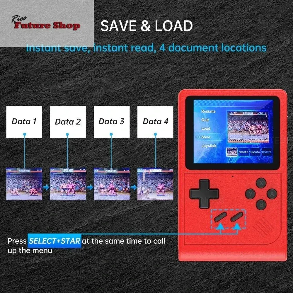 GB300Video Game de jogos Retro portátil portátil - Rios Future Shop