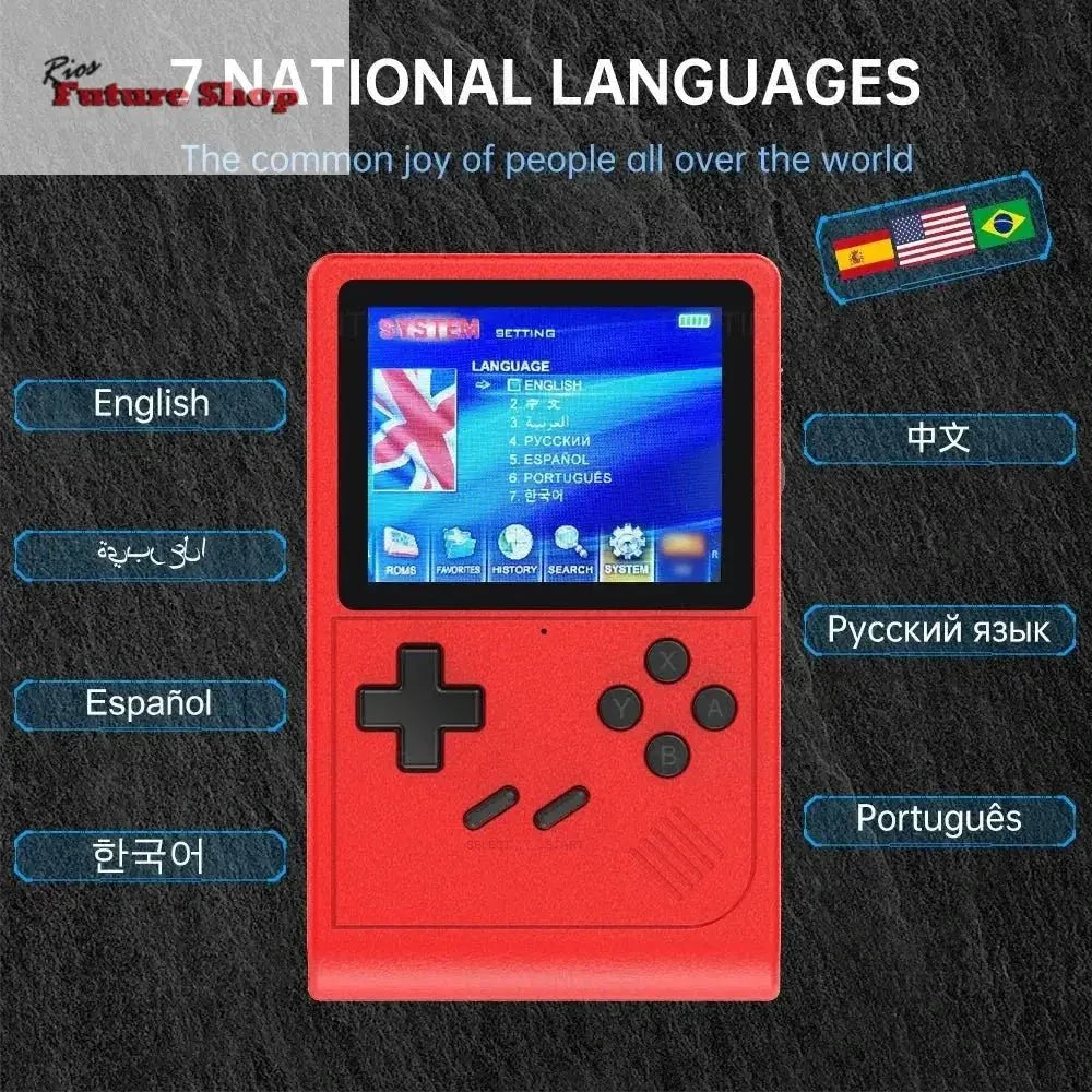 GB300Video Game de jogos Retro portátil portátil - Rios Future Shop