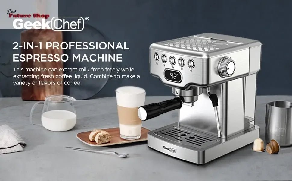 Geek Chef Espresso Machine - Rios Future Shop