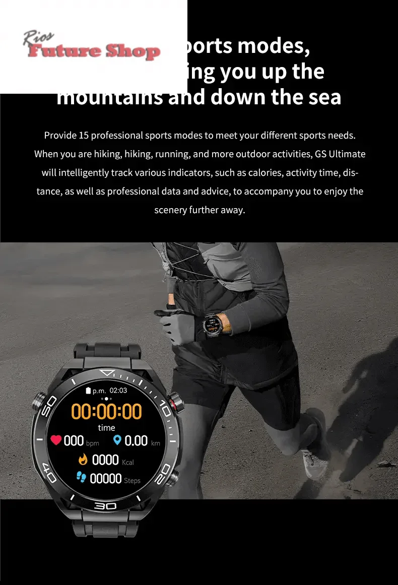 GS ultimate full touch screen smartwatch - Rios Future Shop